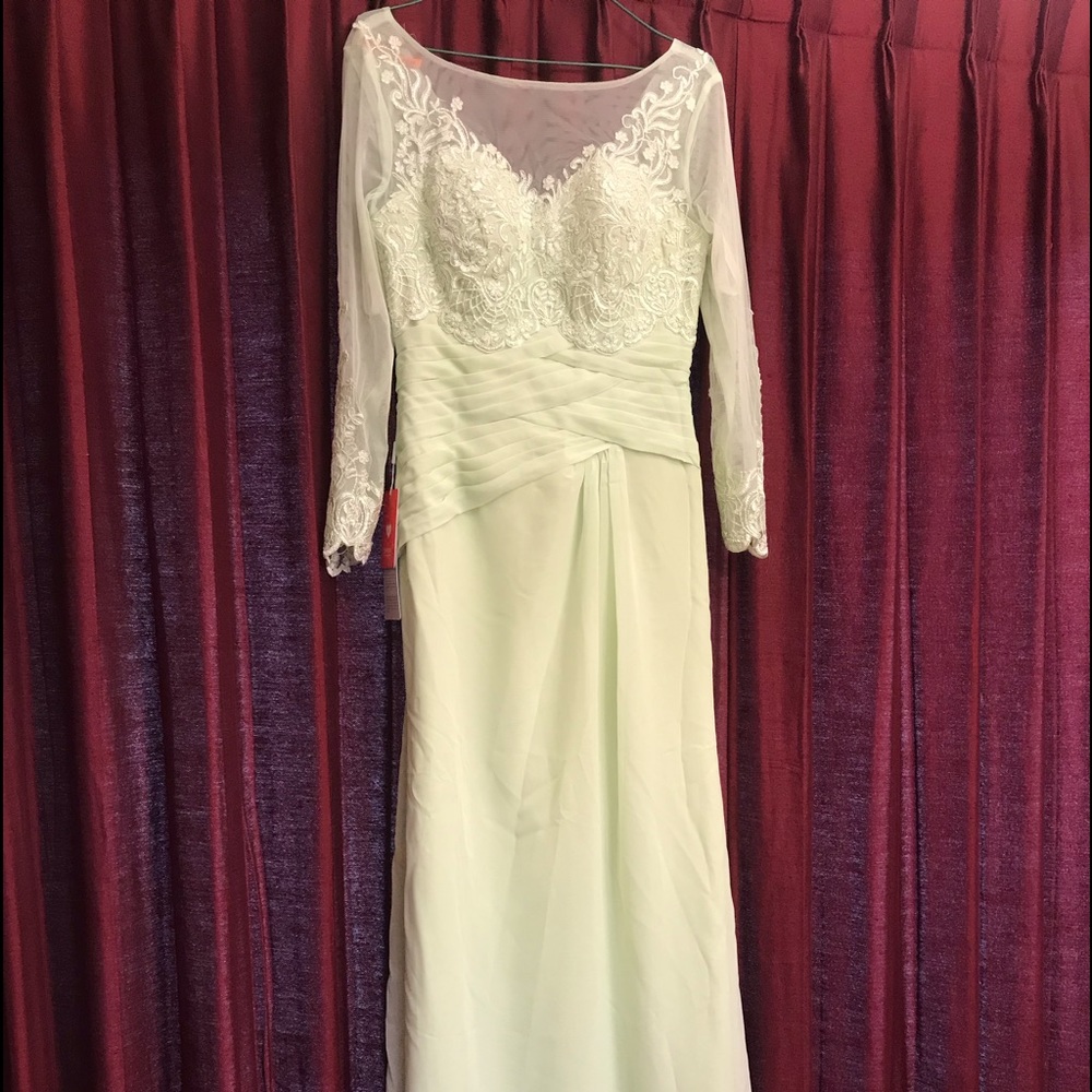 Beautiful sage gown
